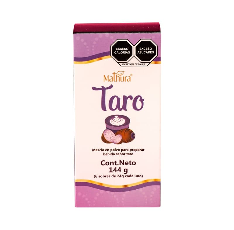 Taro - Disfrutarás su cremosidad, suave dulzura y sutil sabor mientras admiras su bello color